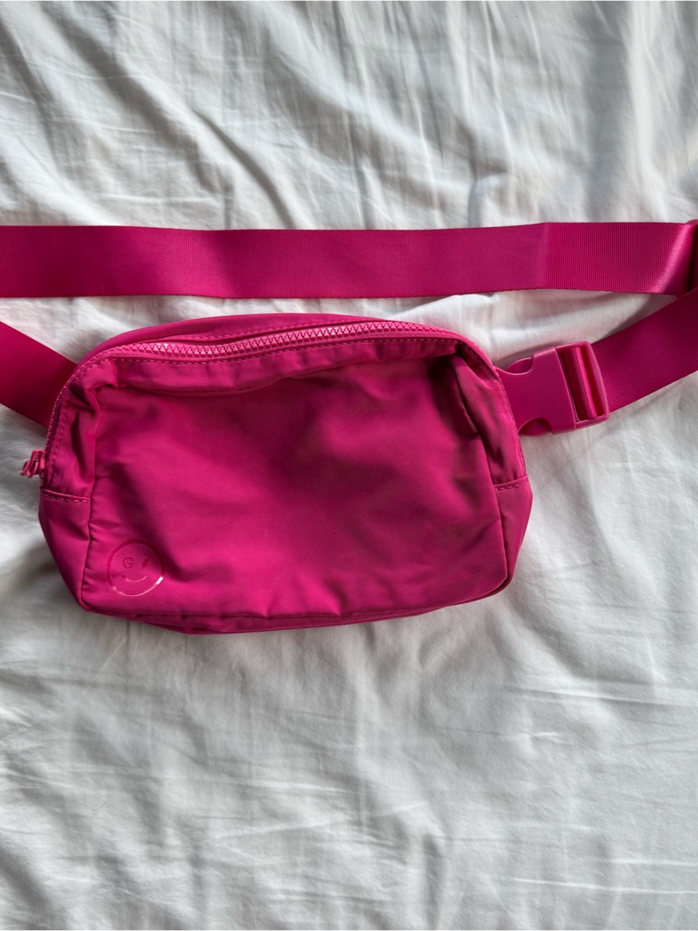 Gilly Hicks Hot Pink Crossbody Belt Bag
